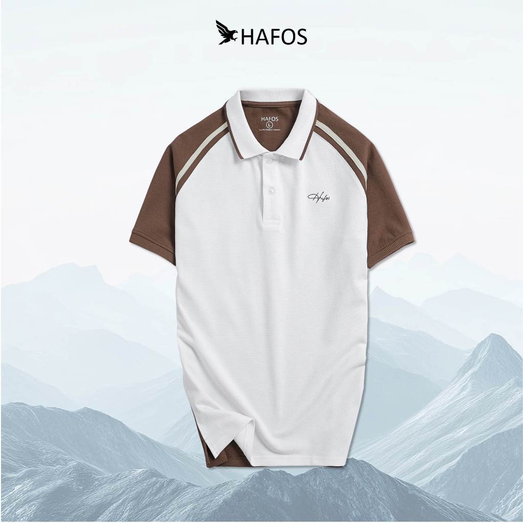 Áo polo nam HAFOS TIMBER Polo Nam vải Cotton dệt Waffle cao cấp ...