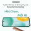 Điện Thoại Di Động Honor X6c 6GB + 128GB/256GB | Pin 5300mAh | Camera 50MP| NFC | Kháng nước IP64 | BH 18 Tháng