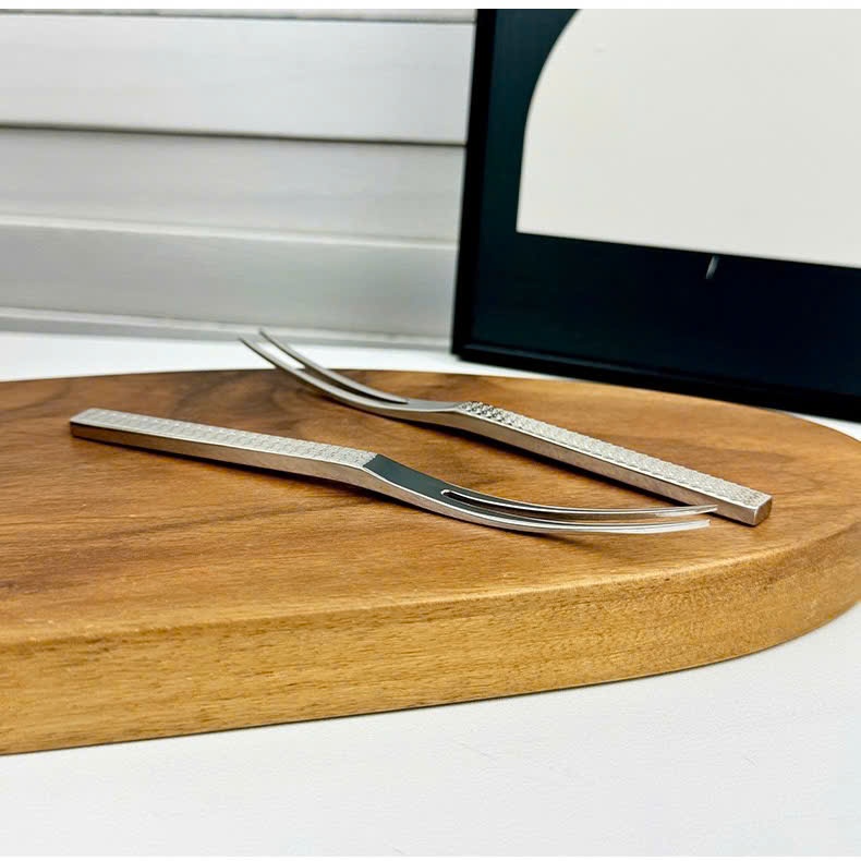 Sét dĩa CHOCKMEN Inox 18/10 Hộp 6 Dĩa Ăn Hoa Quả Bộ Đồ Bàn Ăn Quà Tặng