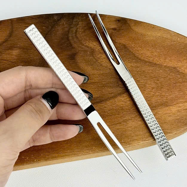 Sét dĩa CHOCKMEN Inox 18/10 Hộp 6 Dĩa Ăn Hoa Quả Bộ Đồ Bàn Ăn Quà Tặng