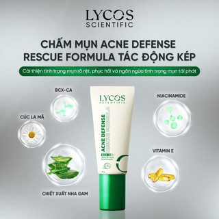 Kem Chấm Mụn 4H Acne Defense Rescue Formula Lycos 10g – Giảm Sưng, Kháng Khuẩn, Gom Cồi Hiệu Quả