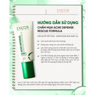 Kem Chấm Mụn 4H Acne Defense Rescue Formula Lycos 10g – Giảm Sưng, Kháng Khuẩn, Gom Cồi Hiệu Quả