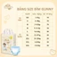 Bỉm - Tã Gunny Công Nghệ Hàn Quốc Size S dán 70 miếng (4 - 8kg) Siêu Thấm, Mềm Mại An Toàn