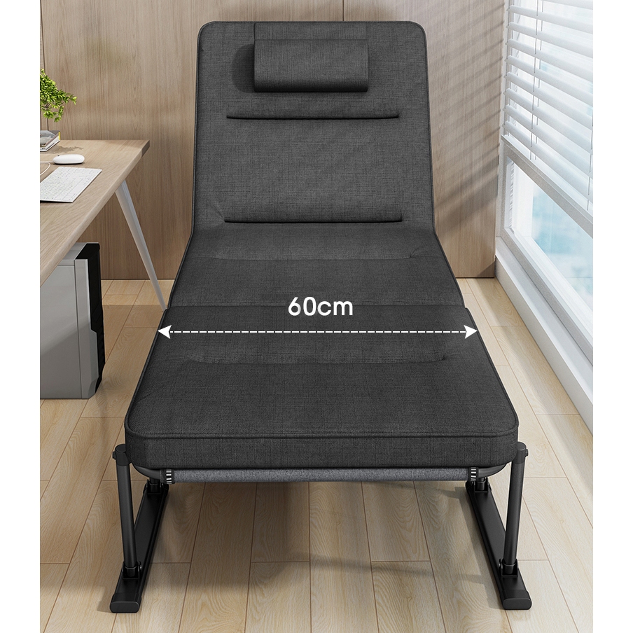 Giường xếp gấp gọn thông minh RELUX GX01 thiết kế đa năng kiêm ghế ngồi thư giãn, khung thép carbon chắc chắn