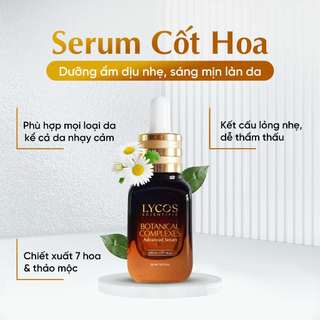 Serum Cốt Hoa Lycos Dưỡng Sáng Da 30 ml : dưỡng ẩm, sáng da, ngừa lão hóa, dịu da kích ứng