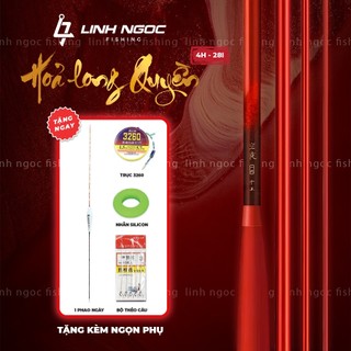 Cần Câu Đài Hỏa Long Quyền 4h 28i Chuyên Rô Riếc Chép Trôi Bé Cảm Giác Giữ Cá Tốt