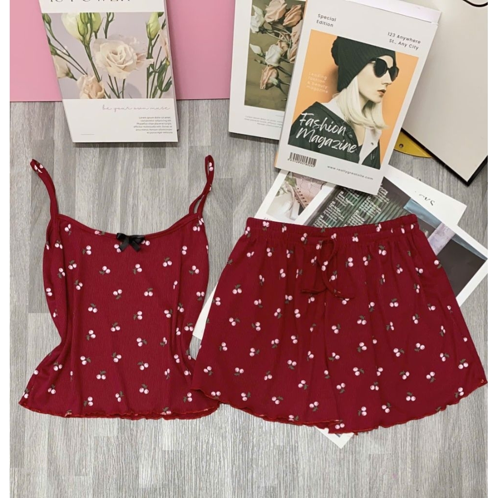 2D đỏ cherry