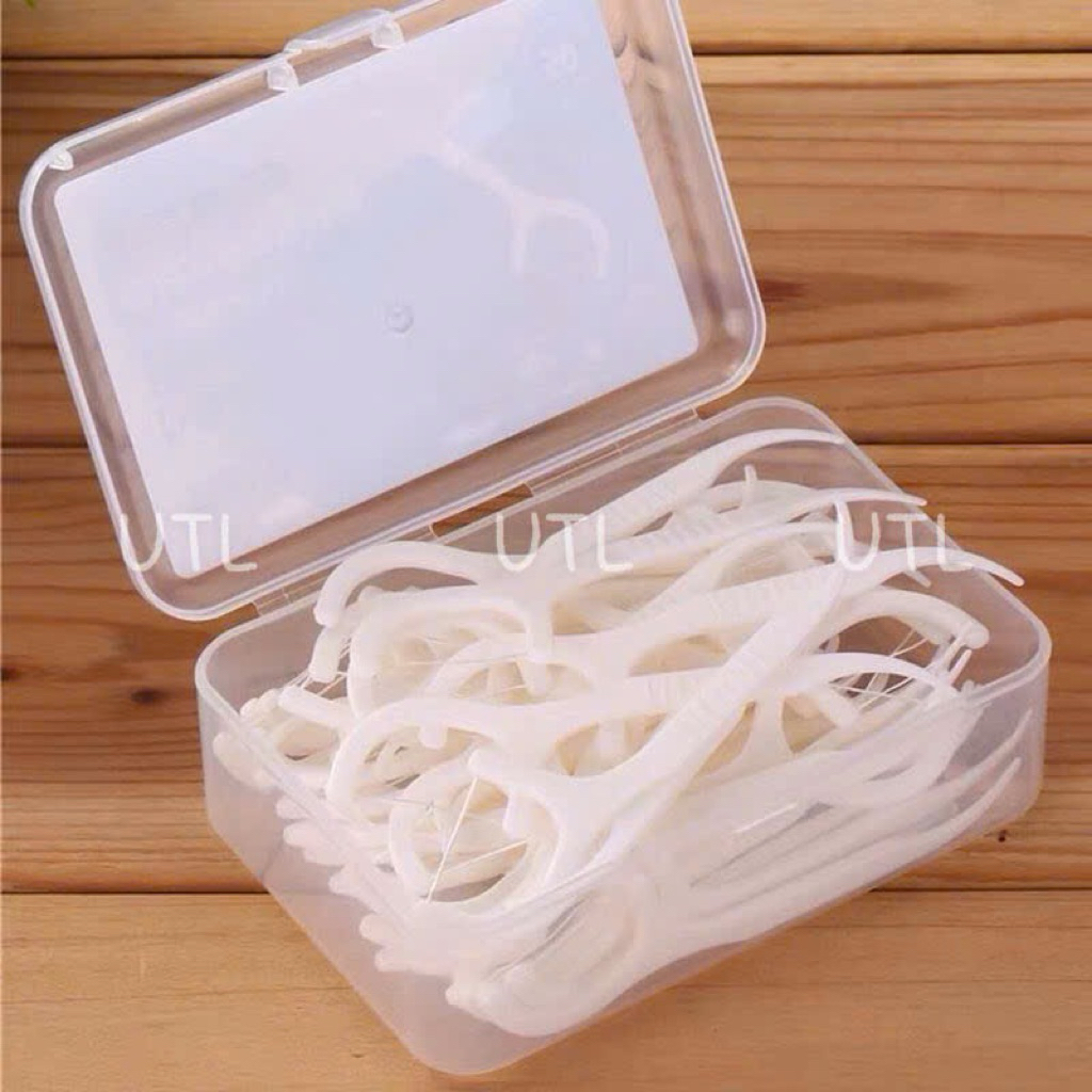Hộp 50 chiếc tăm chỉ nha khoa