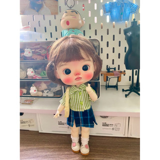 Áo sơ mi croptop quần jean hoặc váy size dian mập,cừu bé,rourou,6 nhỏ(size khác vui lòng ib shop)