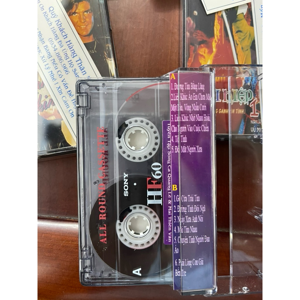 Băng Cassette Quang Lê, Mai Thiên Vân - Đường Tím Bằng Lăng