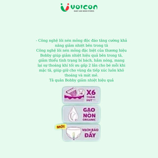 [Combo 2 gói/4 gói] Tã Quần Bobby ultra+ siêu mỏng nhẹ ,thoáng khí gấp 2 lần