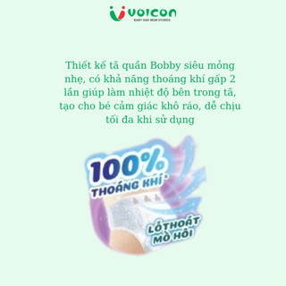 [Combo 2 gói/4 gói] Tã Quần Bobby ultra+ siêu mỏng nhẹ ,thoáng khí gấp 2 lần