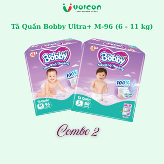 [Combo 2 gói/4 gói] Tã Quần Bobby ultra+ siêu mỏng nhẹ ,thoáng khí gấp 2 lần