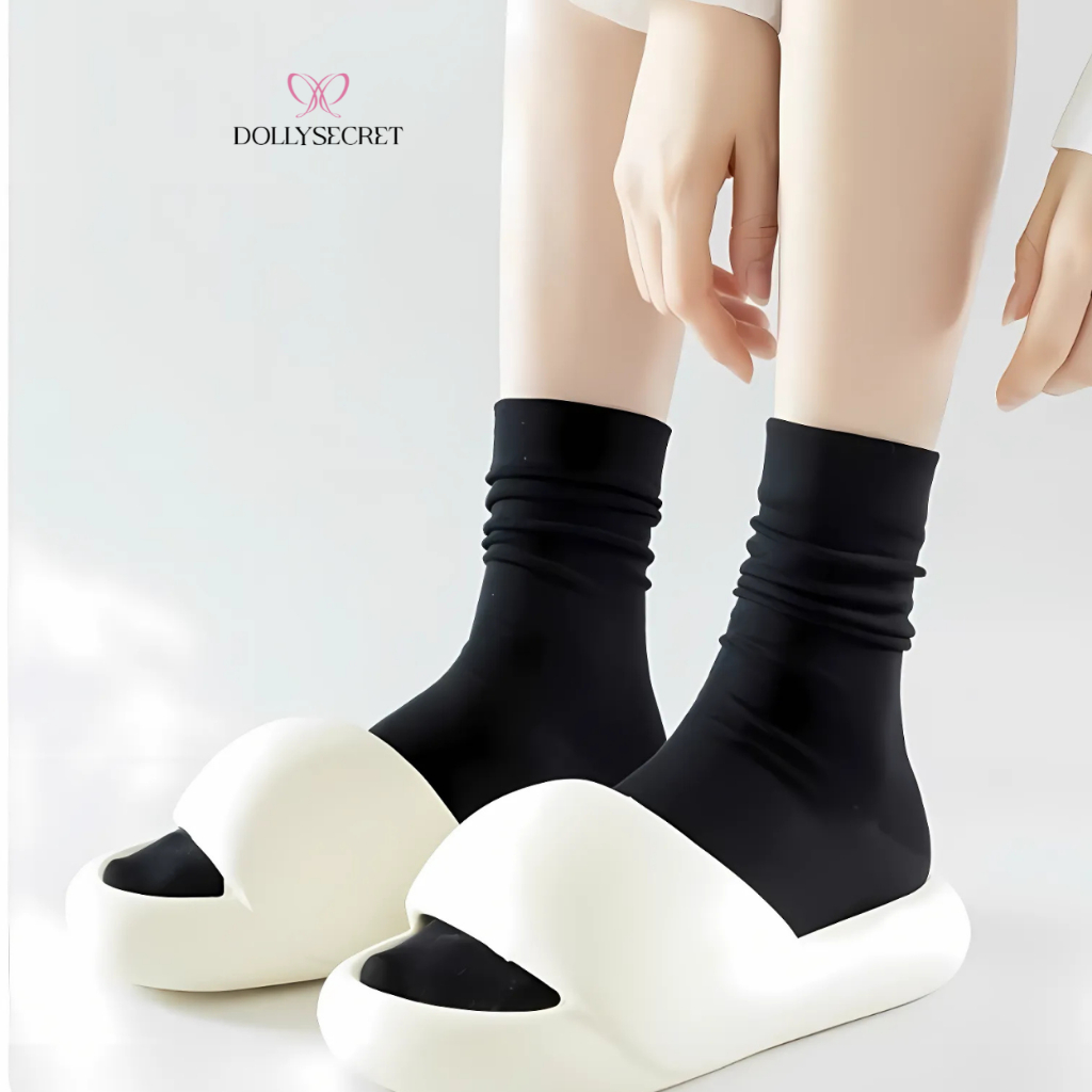 [QUÀ TẶNG KHÔNG BÁN] Tất  Nữ Cao Cổ  DOLLY SECRET Tất Trơn Nữ Mềm Mịn Thấm Hút Mồ Hôi T01