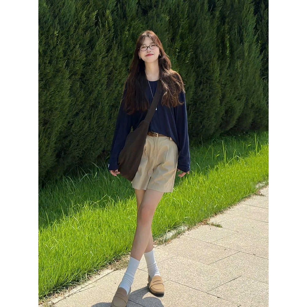 Áo thun nữ tay dài dáng rộng cá tính JULY FASHION, Áo thun dài tay nữ chất thun xượt mềm mại
