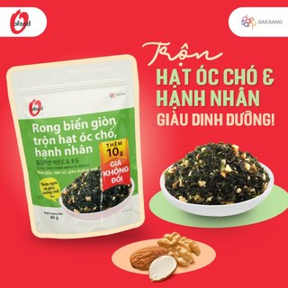 COMBO 3 Rong biển giòn trộn 3 vị O’Food 40g – Đồ ăn vặt ngon, ăn liền, trộn cơm, cháo.