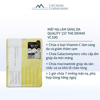 Mặt nạ dùng hằng ngày Quailty 1st The Derma