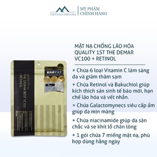 Mặt nạ dùng hằng ngày Quailty 1st The Derma