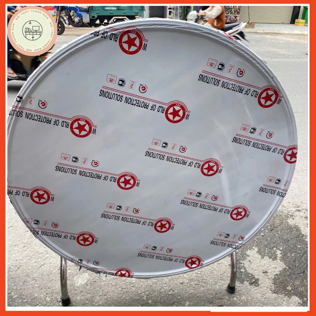 bàn tròn inox ăn cơm ăn tiệc ngồi 12 người