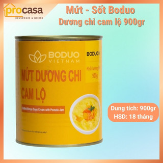 900gr - Mứt Dương Chi Cam Lộ Boduo – Có Xoài, Bưởi, Thạch Dừa – Pha Trà Trái Cây, Trà Kem - Nguyên liệu pha chế