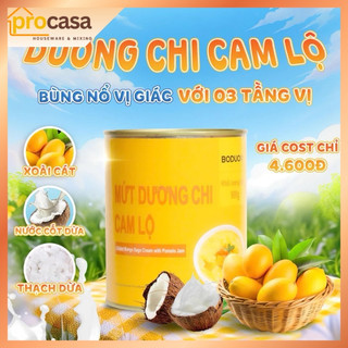 900gr - Mứt Dương Chi Cam Lộ Boduo – Có Xoài, Bưởi, Thạch Dừa – Pha Trà Trái Cây, Trà Kem - Nguyên liệu pha chế