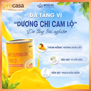 900gr - Mứt Dương Chi Cam Lộ Boduo – Có Xoài, Bưởi, Thạch Dừa – Pha Trà Trái Cây, Trà Kem - Nguyên liệu pha chế