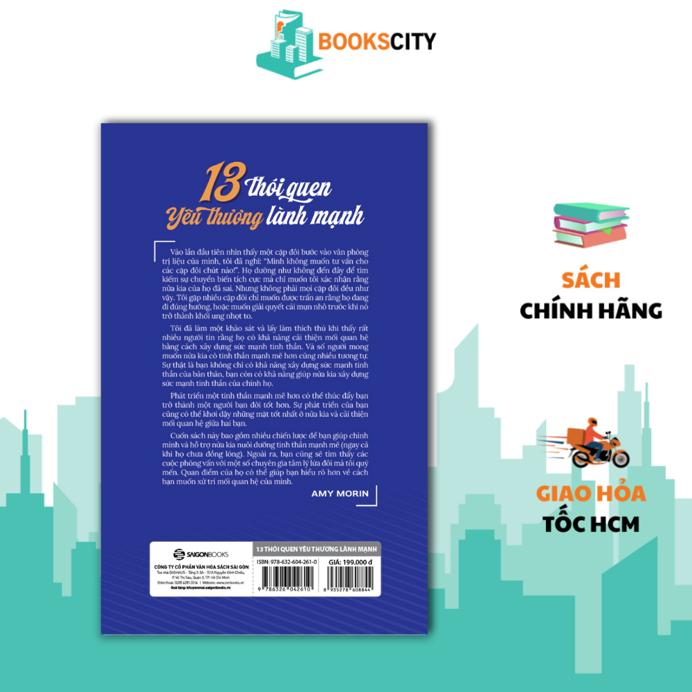 Sách - 13 Thói Quen Yêu Thương Lành Mạnh - Amy Morin