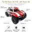 Xe Điều Khiển Từ Xa 1/12 SAMURAI ĐEN CỰC NGẦU - Xe Địa Hình 4x4 Leo Đá, Thân Vỏ Thép Chắc Chắn, Sạc USB Tiện Lợi