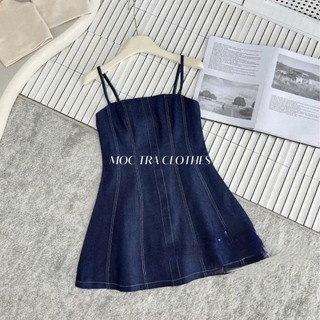 Jum bò nữ hai dây Quảng Châu Cao Cấp thiết kế dáng xoè ngắn, có lót quần, Jum kiểu dáng trẻ trung
