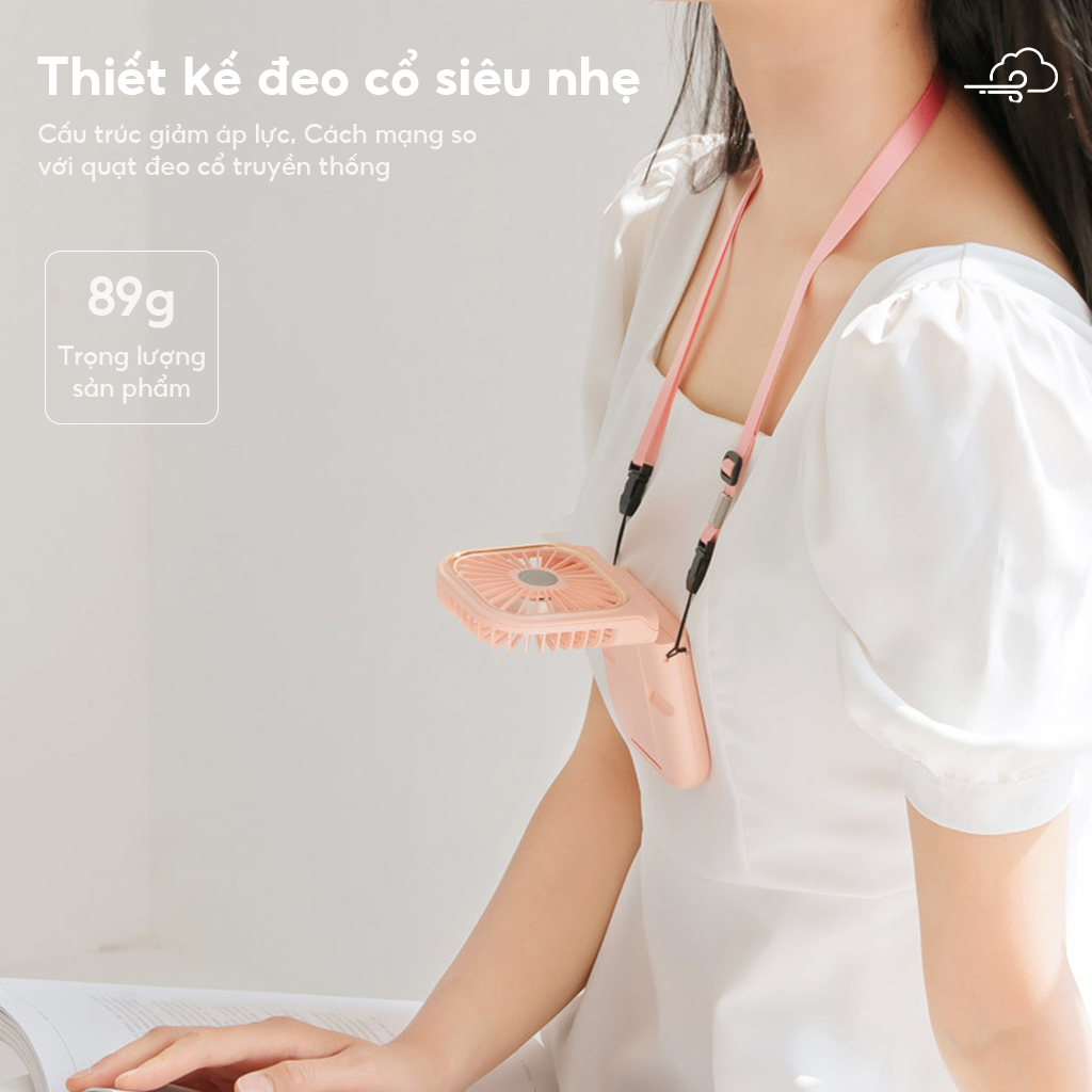 Quạt Mini Pin Khủng, Nhỏ Gọn Tiện Dụng Pin Trâu, Quạt Mini Cầm Tay, Quạt đứng