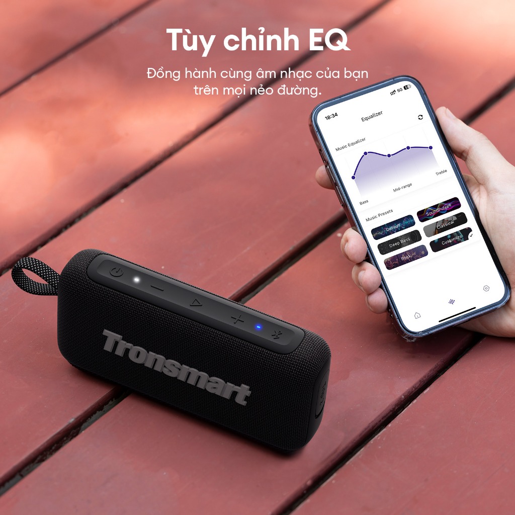 [MỚI] Loa Bluetooth Tronsmart TRIP 2 |  Công Suất 10W | Sử Dụng Đến 20h |  Điều Chỉnh EQ | Bảo Hành 12 Tháng | BigBuy360 - bigbuy360.vn