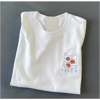 Áo Phông Cổ Tròn Phối 3 Qủa Cà Chua  Trẻ Trung Sành Điệu Chất Liệu Cotton Mùa Hè Thoáng Mát