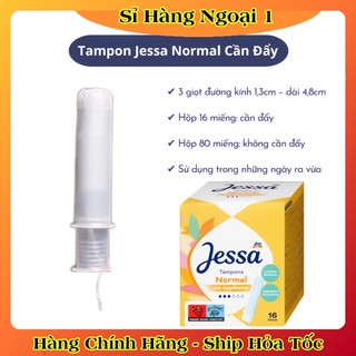 Tampon - Băng vệ sinh Tampon Jessa hộp đủ size - Hàng Đức