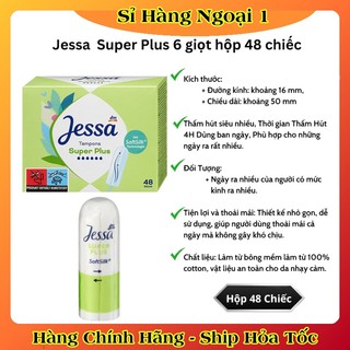 Tampon - Băng vệ sinh Tampon Jessa hộp đủ size - Hàng Đức