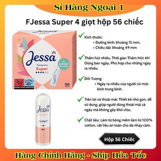 Tampon - Băng vệ sinh Tampon Jessa hộp đủ size - Hàng Đức
