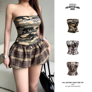 ÁO ỐNG LOGO THÊU CALL ME BABY CAMO FFCLUB MIX