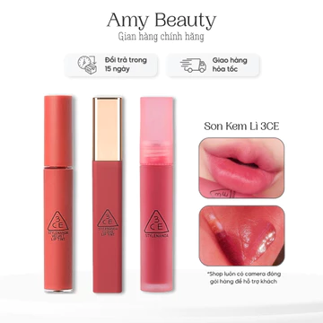 Son Kem Lì 3CE Velvet Lip Tint Walk N Talk / Bitter Hour / Cashmere Nude / Definition / Like Gentle | 3CE Blur