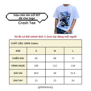 Áo MA HA GỜ RÍT Crash Tee