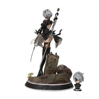 Tượng 2B NieR:Automata - Mô Hình Cơ Giới, Mỹ Nữ Anime, Hàng Có Sẵn Lô hàng từ Hà Nội 33CM