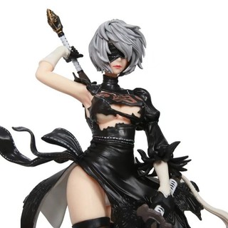 Tượng 2B NieR:Automata - Mô Hình Cơ Giới, Mỹ Nữ Anime, Hàng Có Sẵn Lô hàng từ Hà Nội 33CM