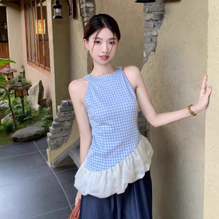 áo trễ vai nữ kiểu màu xanh dương baby tee ôm body kiểu dáng cute hàn quốc đẹp mùa hè  Eleclassm local brand