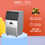 Máy làm đá thương mại kèm lọc nước UF Fujihome IM70C - Công suất cực lớn 70kg/ngày - BH 24 tháng — ảnh 1