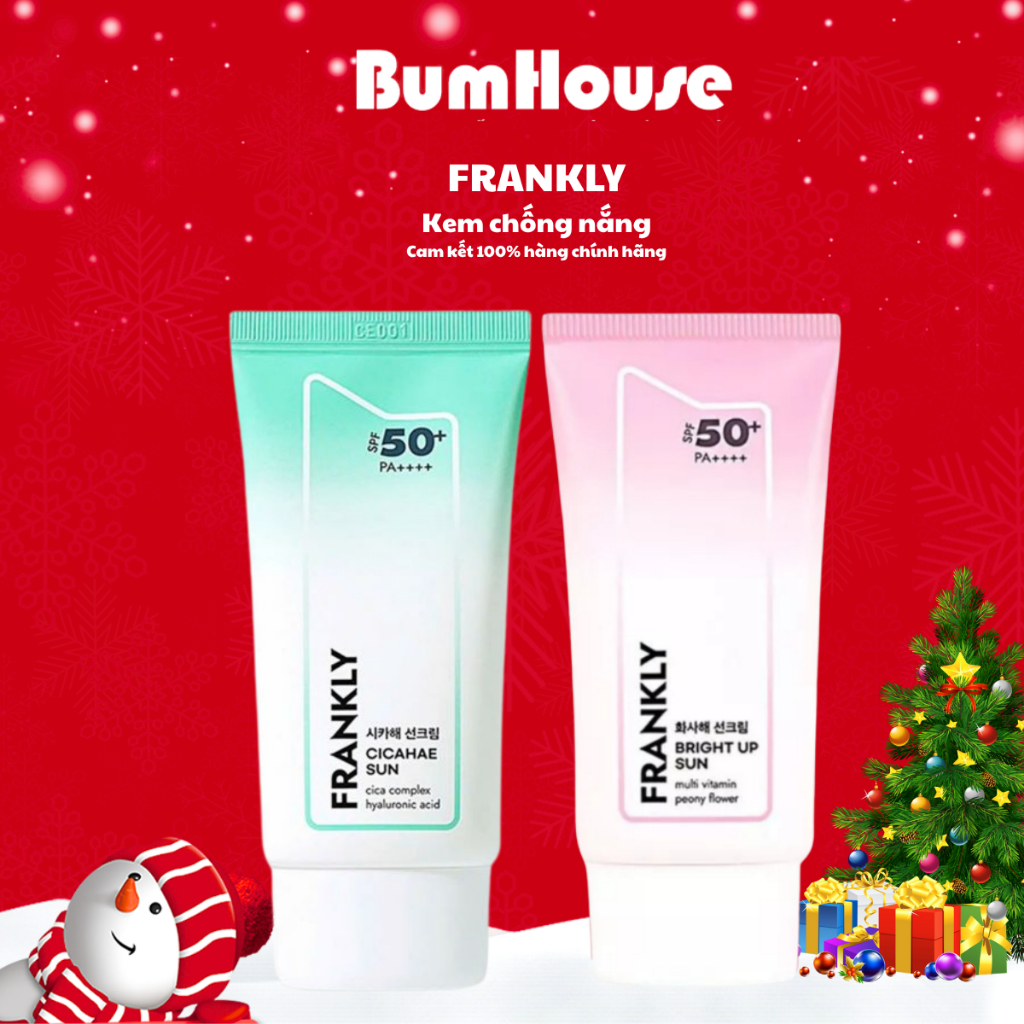 Kem chống nắng FRANKLY Bright Up Sun/CICA HAE Sun SPF 50+ PA++++ 50ml