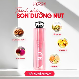 Son Dưỡng Môi Lycos – Son Nut Lycos Căng Mọng, Dưỡng Ẩm, Mờ Thâm, Cải Thiện Nứt Nẻ 10g