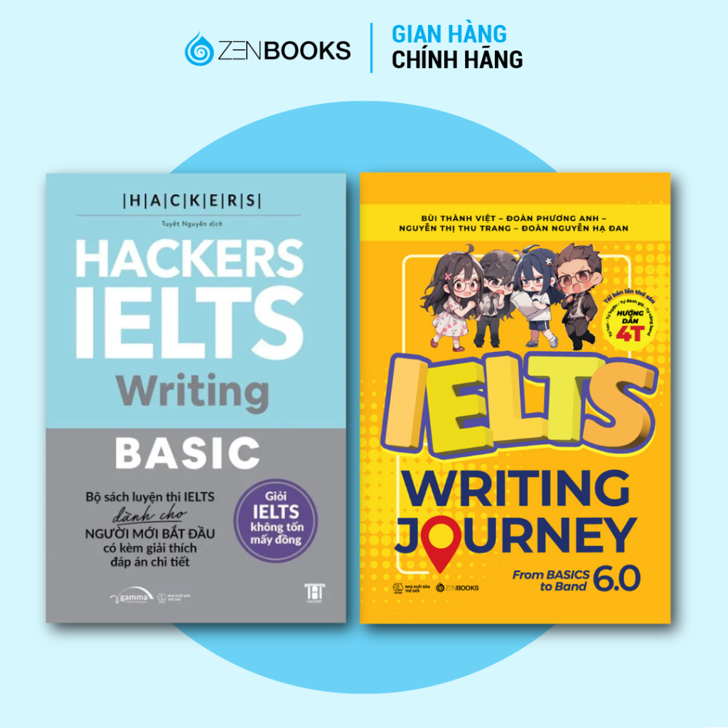 Combo Sách IELTS Writing Journey From Basics To Band 6.0 và IELTS ...