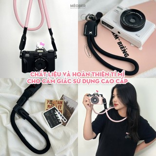 Dây đeo máy chụp hình Basic Fabric dây tròn hiện đại, đeo cổ & đeo tay by phụ kiện máy ảnh MèoBer
