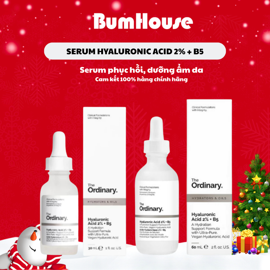 Serum Ordinary Hyaluronic Acid 2% + B5 Tinh Chất Cấp Ẩm và Phục Hồi da 30ml/60ml_Babe