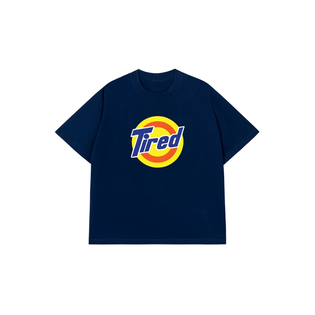 Áo Vớ Vẩn Vui Tươi REDLABEL Áo Thun TIRED Cotton 100% Oversize Nam Nữ TS23