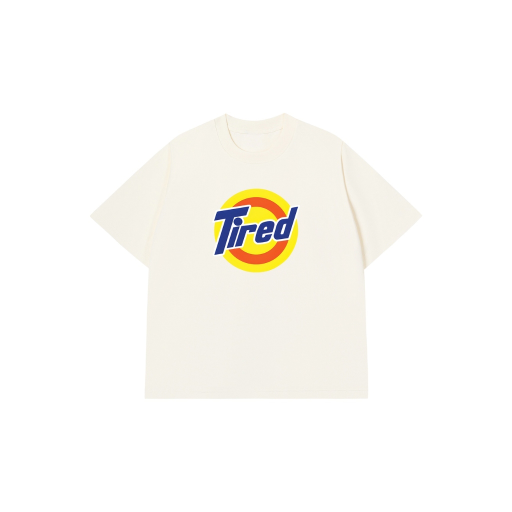 Áo Vớ Vẩn Vui Tươi REDLABEL Áo Thun TIRED Cotton 100% Oversize Nam Nữ TS23