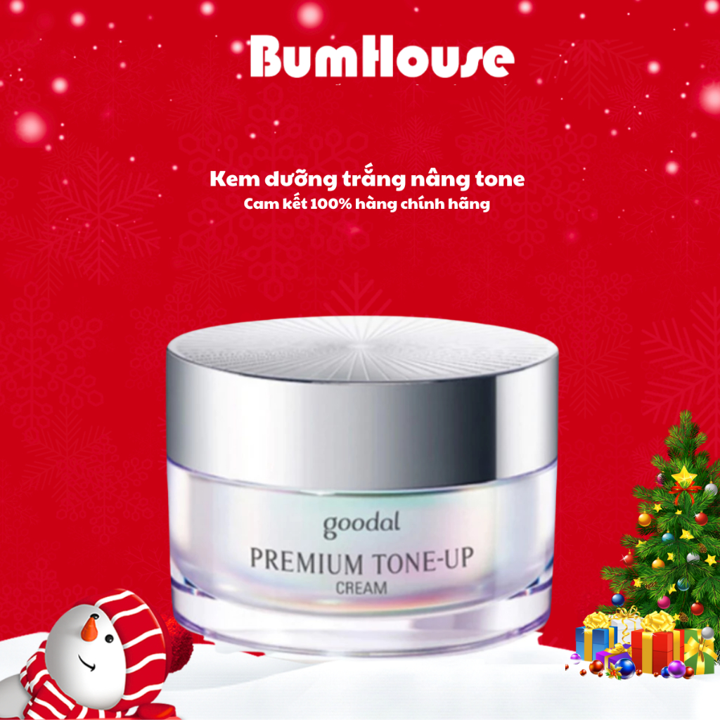 [MẪU MỚI 2024] Kem ốc sên Goodal Premium Snail Tone-up Cream Dưỡng Trắng, Nâng Tone Da 30ml Olay